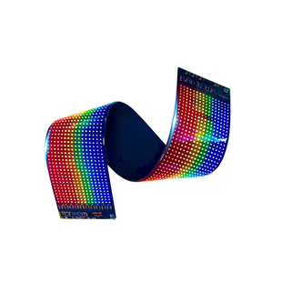 ledy柔性显示屏器超薄全彩电子广告软屏户外门头车载滚动走字幕屏