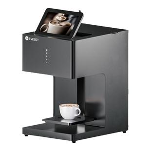 EVEBOT亿瓦3D咖啡拉花打印机 酸奶口布团扇定制藏头诗马卡龙批量打印图案印花机彩色照片酒店餐饮美食打印机