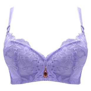 大胸防下垂有钢圈内衣聚拢上托显小胸全罩杯带钢圈薄款文胸收副乳