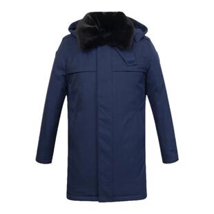 蓝色备勤服大衣作训大衣男户外防寒保暖轻便棉服劳保大衣寒区棉衣