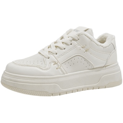 人本板鞋百搭休闲保暖软底