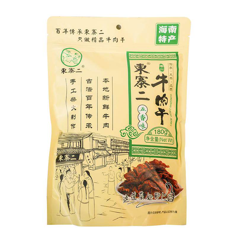 东寨二手撕牛肉干香辣五香350g袋