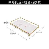 Керамическая модель среднего розового каменного рисунка