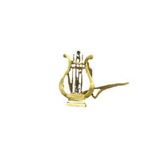 原创 爱琴 希腊风情里拉琴项链轻奢小众设计925纯银吊坠耳钉女款