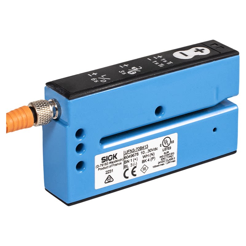 西克款槽型透明标签传感器UFN3-70B413 WFS3-40N415 WF2-40B410
