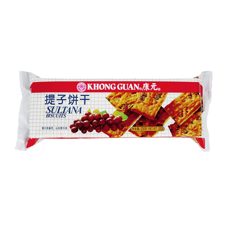 康元椰子奶油夹心饼干200g袋装