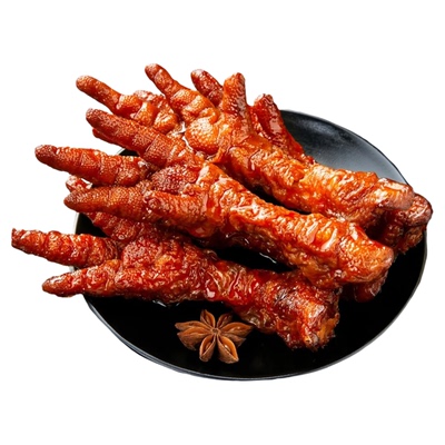 虎皮凤爪卤味熟食香辣鸡爪独立包装即食解馋夜宵休闲食品小零食
