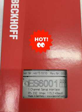 溢价-ES6001 倍福 ES6001 BECKHOFF