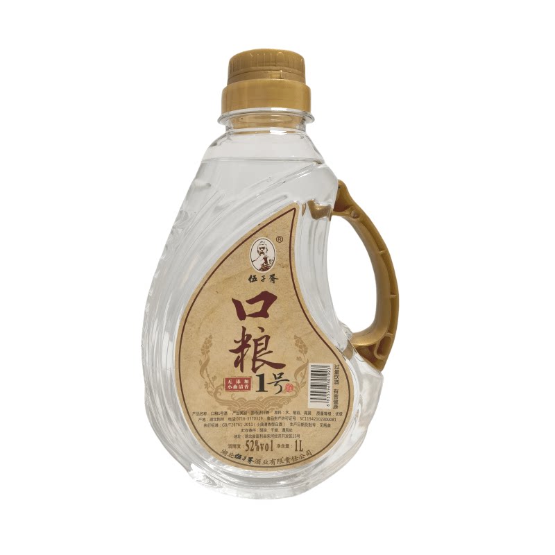 湖北监利52度清香1升桶装口粮酒