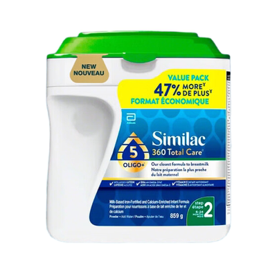 加拿大雅培2段859g含DHA高铁奶粉