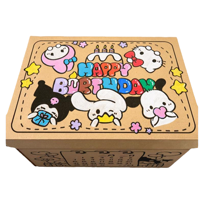 可爱生日礼物箱包装盒