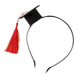 迷你博士帽毕业季花店蛋糕装饰博士帽流苏毕业帽毕业拍照抓周道具