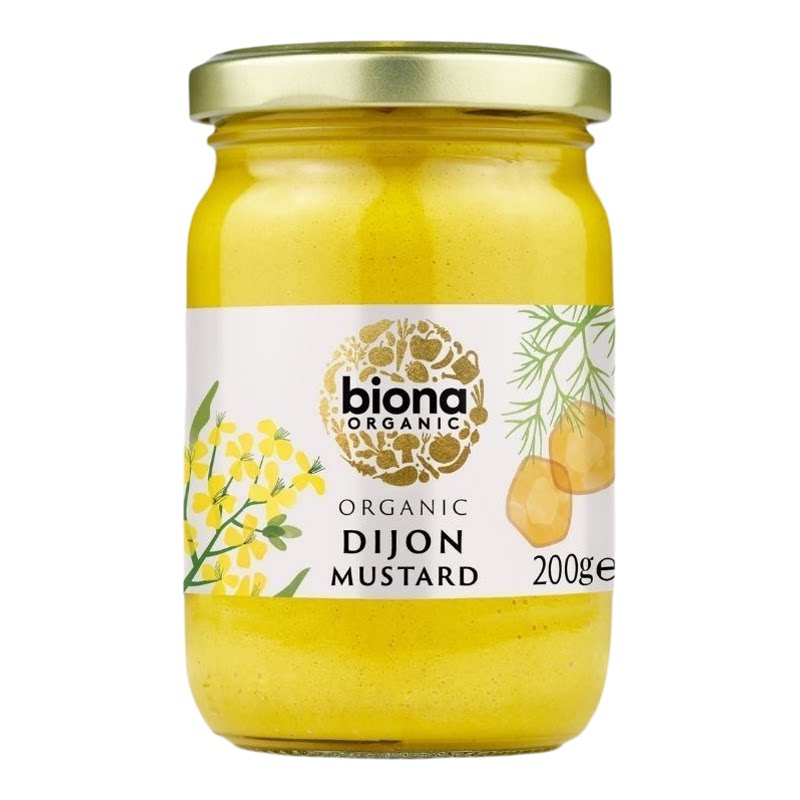 Biona 有机第戎芥末酱200g下饭调味酱酱类调料原味面条酱健康营养