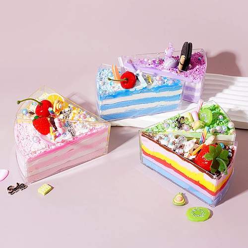 儿童diy手工制作慕斯粘土益智玩具创意卡通三明治小材料包蛋糕