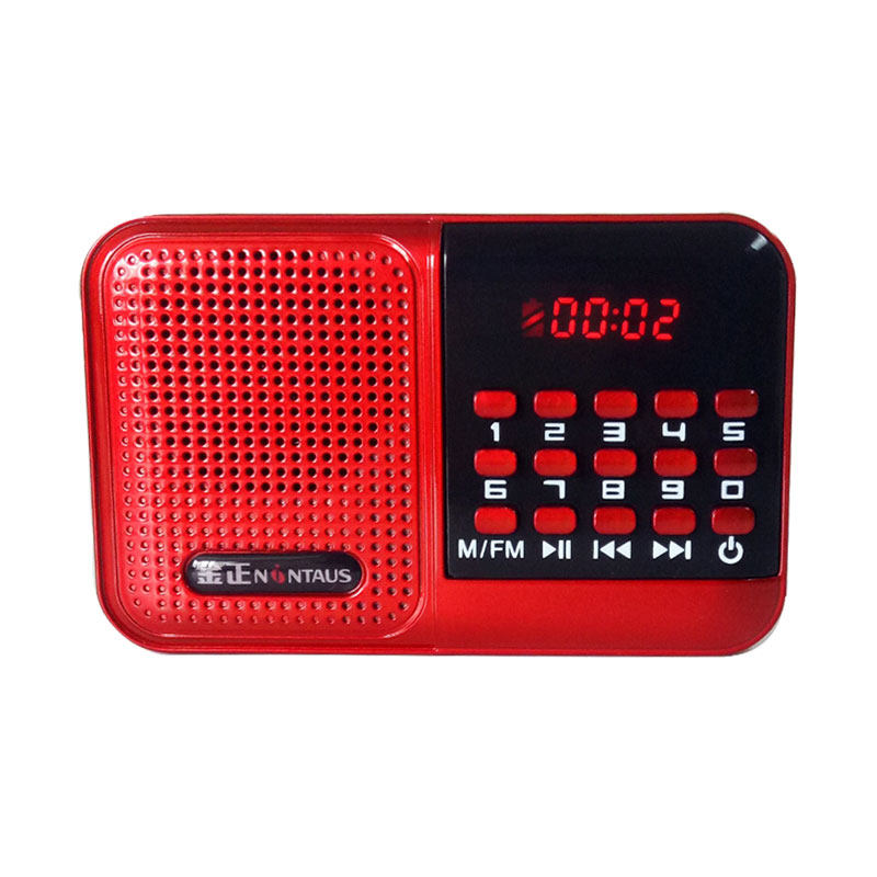 金正S61老年人收音机便携式迷你插卡小音响评书机听戏机MP3播放器