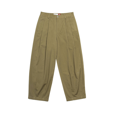 玩樂局Onceok日系复古纯棉萝卜裤