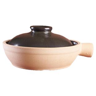 传统商用单柄平底煲仔饭啫啫煲干锅煲无釉土砂锅燃气明火陶瓷沙锅