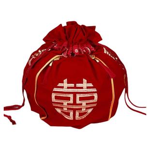 结婚包袱皮大号陪嫁红包袱红布新娘家嫁妆喜盆包裹布婚庆用品大全