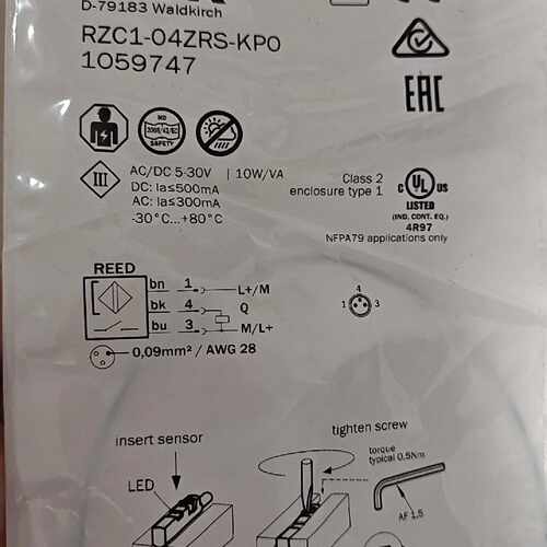 议价西克磁开传感器RZC1-04ZRS-KP0 订货号10597