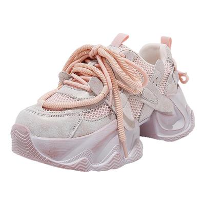 达芙妮2025新款老爹鞋厚底透气