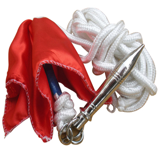 实心初学训练橡胶镖头蜡旗绳软兵器流星镖流星锤十八般武器带绳子