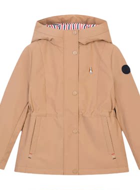 暇步士女童26冬保暖连帽棉服
