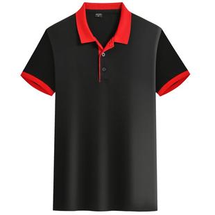 工作服男夏季短袖t恤定制polo广告衫汽修工厂服工衣订做印绣logo