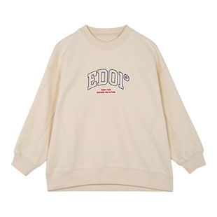 edo1一度童装outlets秋男女童休闲运动卫衣儿童户外出游印花上衣