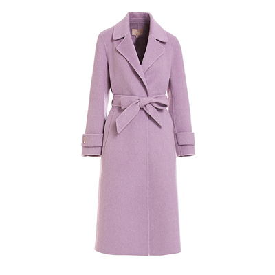 JESSIE中长款黑色毛呢外套