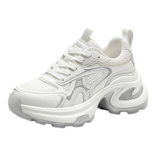 St&Sat/星期六春秋系带老爹鞋厚底增高运动休闲鞋女SSC11120BY