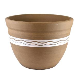 无釉复古土陶养鱼睡莲粗陶腌菜腌肉发酵庭院造景家用老式大口水缸