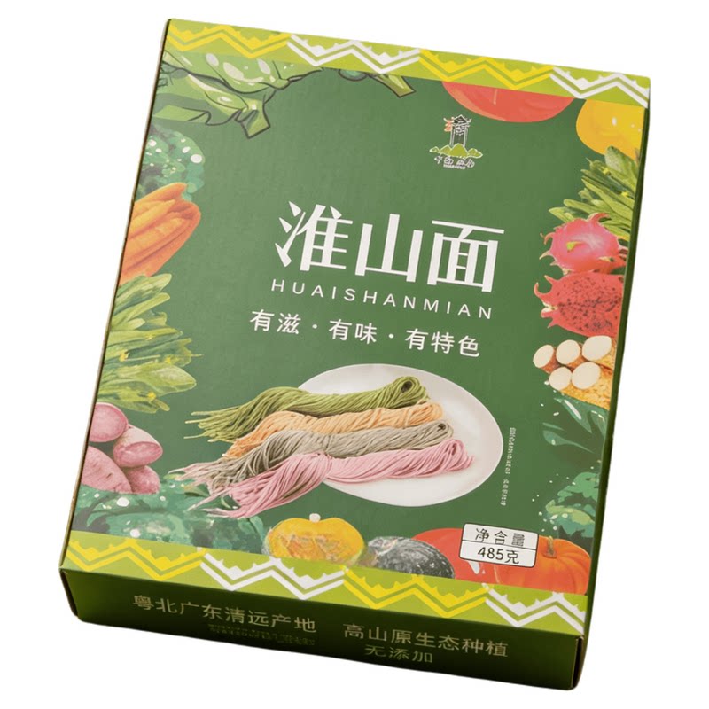 广东粤北高山手工山药淮山面条老人宝宝小孩早餐独立包装Q弹爽滑