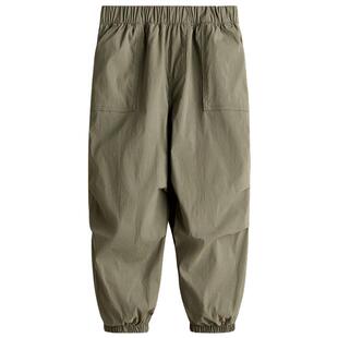 HM童装儿童男童裤子冬季户外带衬里纹理感慢跑裤1311241