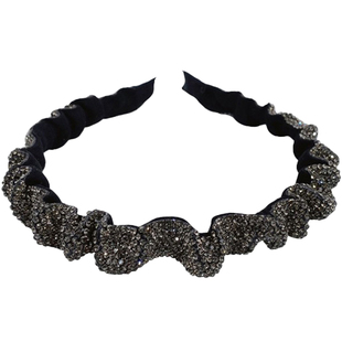 夏天发箍女发卡复古法式满钻水晶头箍2022年全新款洗脸压发带满钻