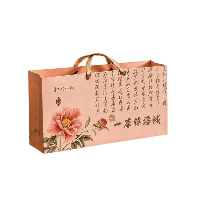 高档牡丹全花茶礼盒装带茶具送礼