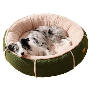 狗窝冬季保暖大小型犬四季通用防潮湿宠物泰迪睡觉垫床柴犬加厚