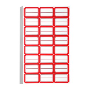 不干胶标签贴纸手写可粘贴标签贴口取纸办公分类便签贴标记索引防水姓名贴空白商品标价格贴纸物品记号不留胶