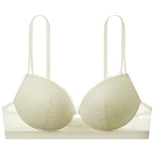 蕉内舒服蕾303Air文胸软支撑美背内衣女薄款蕾丝性感无钢圈胸罩