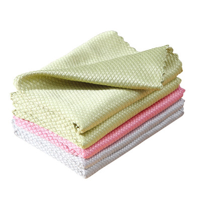 【加大加厚】不留水痕鱼鳞抹布