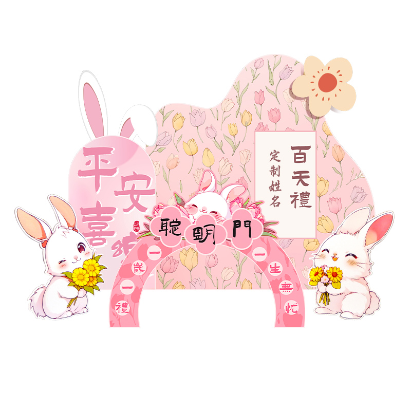 龙宝宝一周岁礼生日场景布置装饰抓周用品背景墙生日周岁宴氛围感