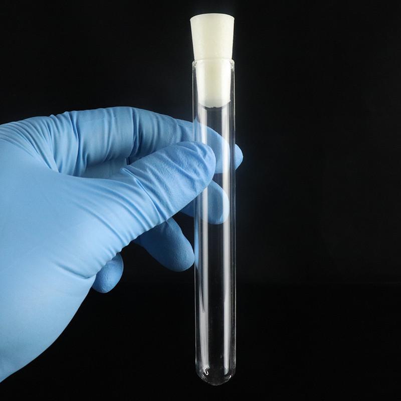 高品质硅胶塞实验室试管塞透气耐高温高压耐酸碱试管塞半通砂芯塞