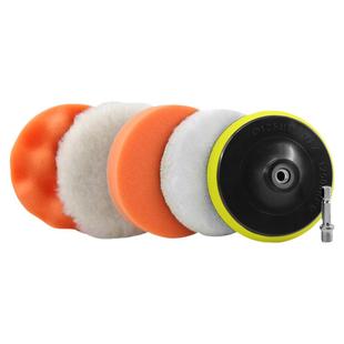 汽车抛光打磨盘电钻抛光机海绵轮羊毛盘漆面划痕打蜡全套工具神器