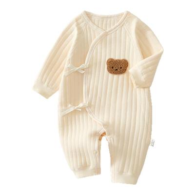 52码宝宝婴儿夹棉连体衣