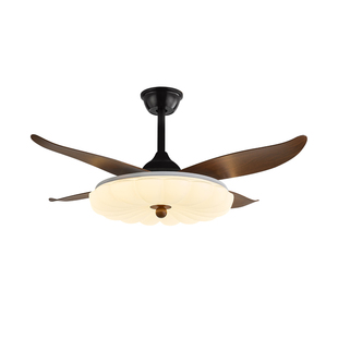 中古风风扇灯卧室灯餐厅书房家用2025新款客厅吊扇大风力