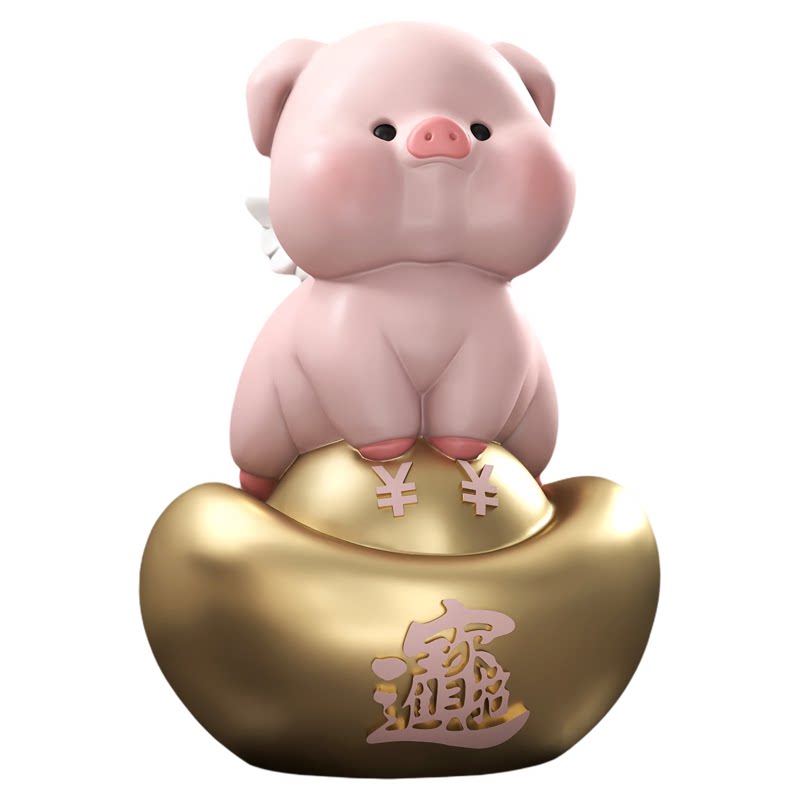 卡通小猪大容量只进不出存钱罐