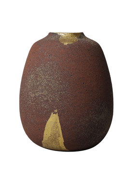 信乐烧异型中古花瓶侘寂花器粗陶