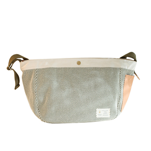 葱木 松弛感韩系慵懒风大容量帆布包女2025新款宽肩带斜挎包腋下