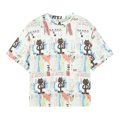 ei童装儿童短袖T恤卡通印花