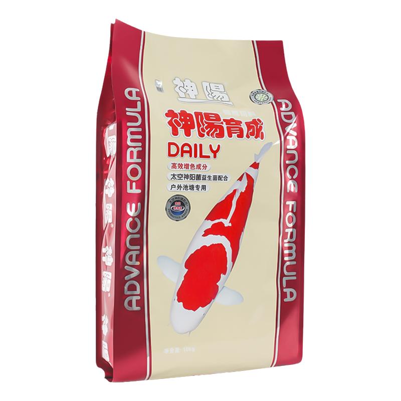 神阳锦鲤鱼粮金鱼饲料专用上浮颗粒淡水育成通用型鱼食大包装鱼料