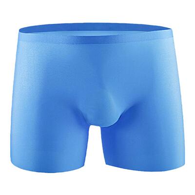 3d超薄一片式透明男士平角内裤